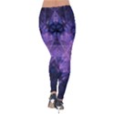 Fractal Symbol Pattern Design Velvet Leggings View2