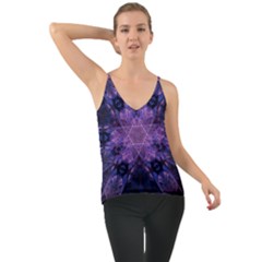 Fractal Symbol Pattern Design Chiffon Cami by Wegoenart