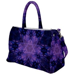 Fractal Symbol Pattern Design Duffel Travel Bag by Wegoenart