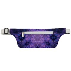 Fractal Symbol Pattern Design Active Waist Bag