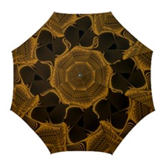 Fractal Design Background Pattern Golf Umbrellas by Wegoenart