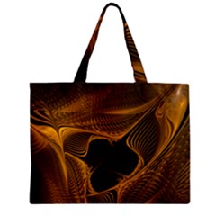 Fractal Design Background Pattern Zipper Mini Tote Bag by Wegoenart