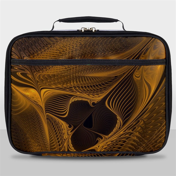 Fractal Design Background Pattern Full Print Lunch Bag