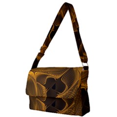 Fractal Design Background Pattern Full Print Messenger Bag (l)