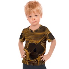 Fractal Design Background Pattern Kids  Sports Tee