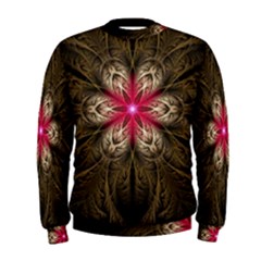 Fractal Background Design Abstract Men s Sweatshirt