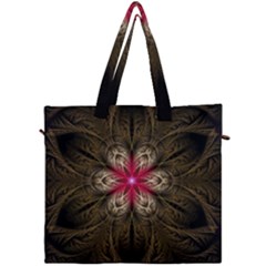 Fractal Background Design Abstract Canvas Travel Bag by Wegoenart