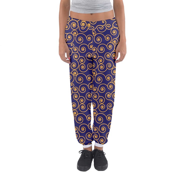 Spiral Pattern Texture Fractal Women s Jogger Sweatpants