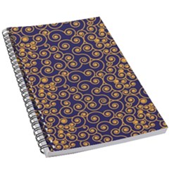 Spiral Pattern Texture Fractal 5 5  X 8 5  Notebook