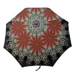 Fractal Floral Fantasy Flower Folding Umbrellas by Wegoenart