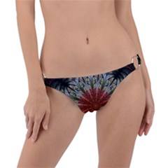 Fractal Floral Fantasy Flower Ring Detail Bikini Bottom