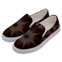 Fractal Abstract Star Pattern Men s Canvas Slip Ons View2