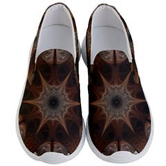 Fractal Abstract Star Pattern Men s Lightweight Slip Ons by Wegoenart