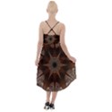 Fractal Abstract Star Pattern High-Low Halter Chiffon Dress  View2