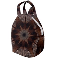 Fractal Abstract Star Pattern Travel Backpacks by Wegoenart