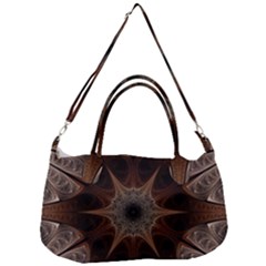 Fractal Abstract Star Pattern Removal Strap Handbag by Wegoenart