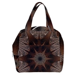 Fractal Abstract Star Pattern Boxy Hand Bag by Wegoenart