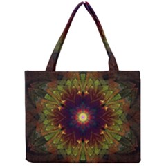 Art Abstract Fractal Pattern Mini Tote Bag by Wegoenart