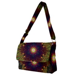 Art Abstract Fractal Pattern Full Print Messenger Bag (s) by Wegoenart