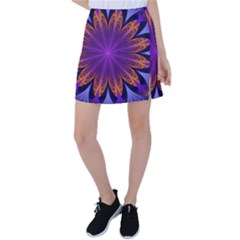 Art Abstract Fractal Pattern Tennis Skirt