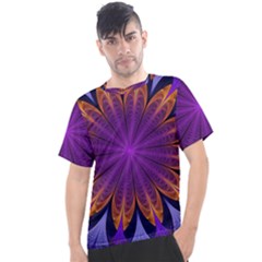 Art Abstract Fractal Pattern Men s Sport Top