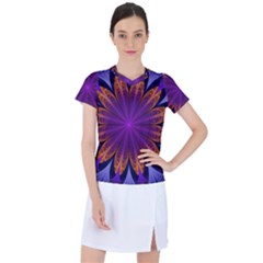 Art Abstract Fractal Pattern Women s Sports Top