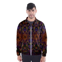 Fractal Abstract Background Pattern Men s Windbreaker