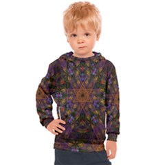 Fractal Abstract Background Pattern Kids  Hooded Pullover