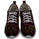 Fractal Abstract Background Pattern Mens Athletic Shoes View1