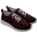 Fractal Abstract Background Pattern Mens Athletic Shoes View3