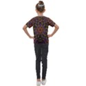 Fractal Abstract Background Pattern Kids  Mesh Piece Tee View2