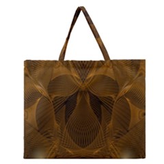 Fractal Design Background Pattern Zipper Large Tote Bag by Wegoenart