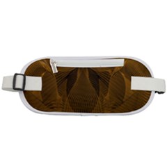 Fractal Design Background Pattern Rounded Waist Pouch