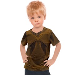 Fractal Design Background Pattern Kids  Sports Tee