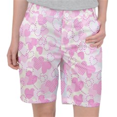 Valentine Background Hearts Bokeh Pocket Shorts by Nexatart