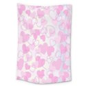 Valentine Background Hearts Bokeh Large Tapestry View1