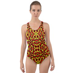 Rby-c-5-2 Cut-out Back One Piece Swimsuit by ArtworkByPatrick