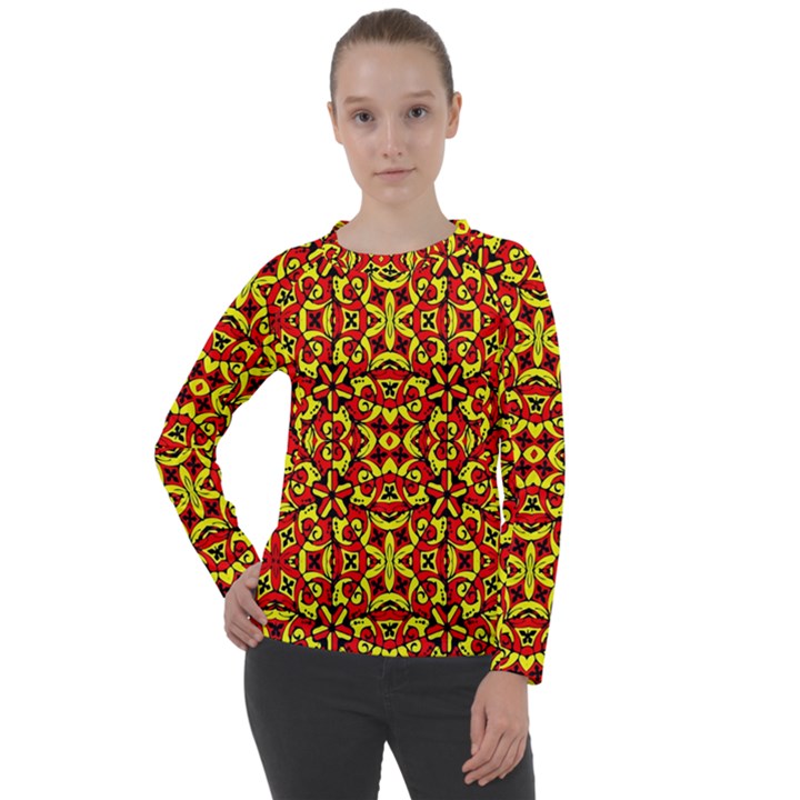 RBY-C-5-2 Women s Long Sleeve Raglan Tee