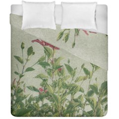 Botanical Vintage Style Motif Artwork 2 Duvet Cover Double Side (california King Size) by dflcprintsclothing