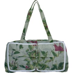 Botanical Vintage Style Motif Artwork 2 Multi Function Bag