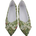 Botanical Vintage Style Motif Artwork 2 Women s Bow Heels View1