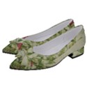 Botanical Vintage Style Motif Artwork 2 Women s Bow Heels View2