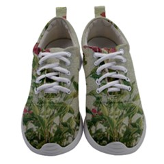 Botanical Vintage Style Motif Artwork 2 Women Athletic Shoes by dflcprintsclothing