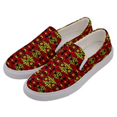 Rby-c-5-3 Men s Canvas Slip Ons by ArtworkByPatrick