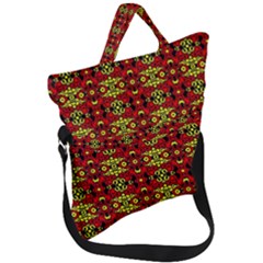 Rby-c-5-3 Fold Over Handle Tote Bag by ArtworkByPatrick