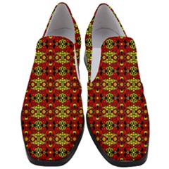 Rby-c-5-3 Women Slip On Heel Loafers by ArtworkByPatrick