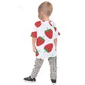 Seamless Pattern Fresh Strawberry Kids  Raglan Tee View2