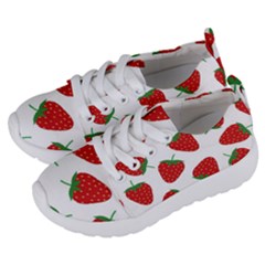 Seamless Pattern Fresh Strawberry Kids  Lightweight Sports Shoes by Wegoenart