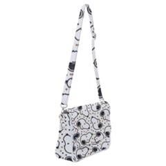 Dog Pattern Shoulder Bag With Back Zipper by Wegoenart