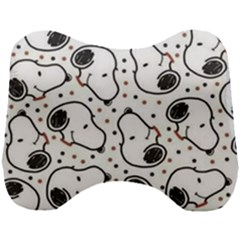 Dog Pattern Head Support Cushion by Wegoenart